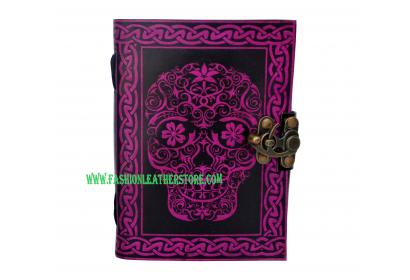 Day Of Dead Leather Blank Book Of Shadow Note Book Sketch Book Travel Dairy